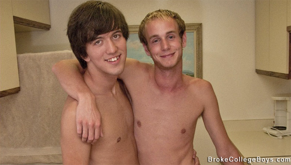 Broke College Boys gay for pay video