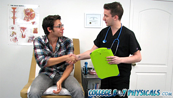 College Boy Physicals gay uniform fetish video