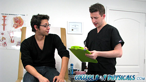 College Boy Physicals gay uniform fetish video