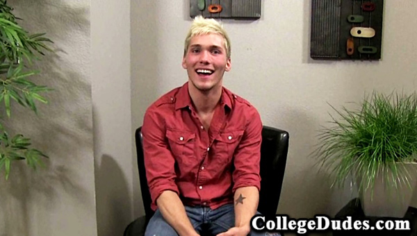 Brandon Bloom in for his first solo scene